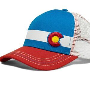 Yocolorado Kid's Blue Nugget Colorado Baseball Hat Cap Snapback White Blue Youth